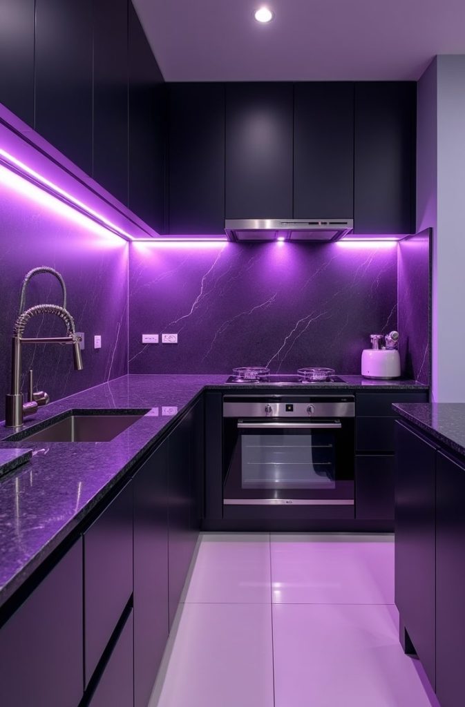 Futuristic High-Tech Kitchen