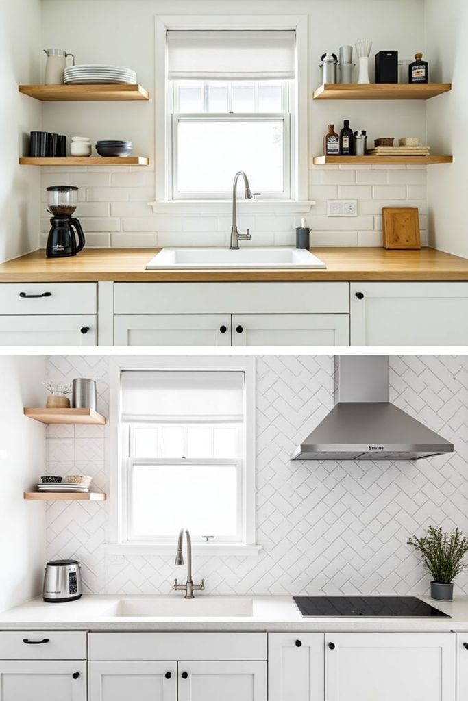 Peel-and-Stick Backsplash Magic