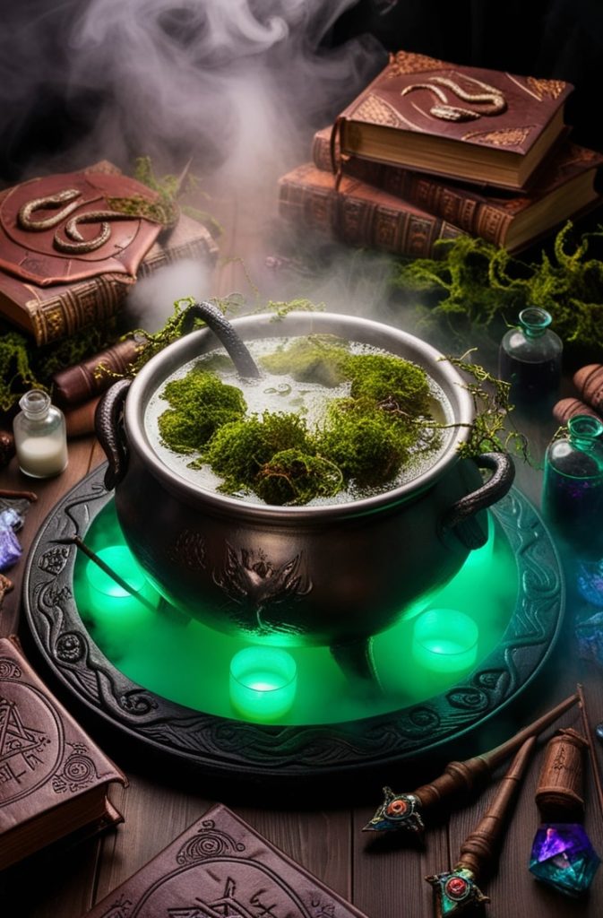 Witch’s Cauldron Display