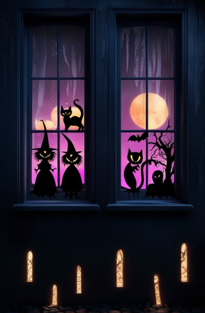 Eerie Window Silhouettes