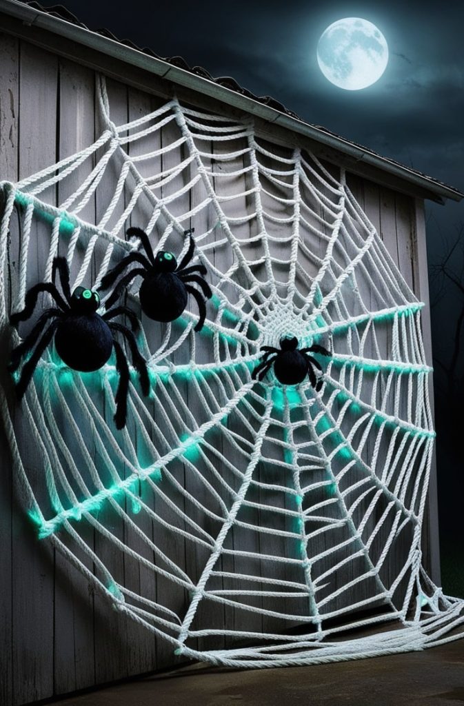 Giant Spider Web Display