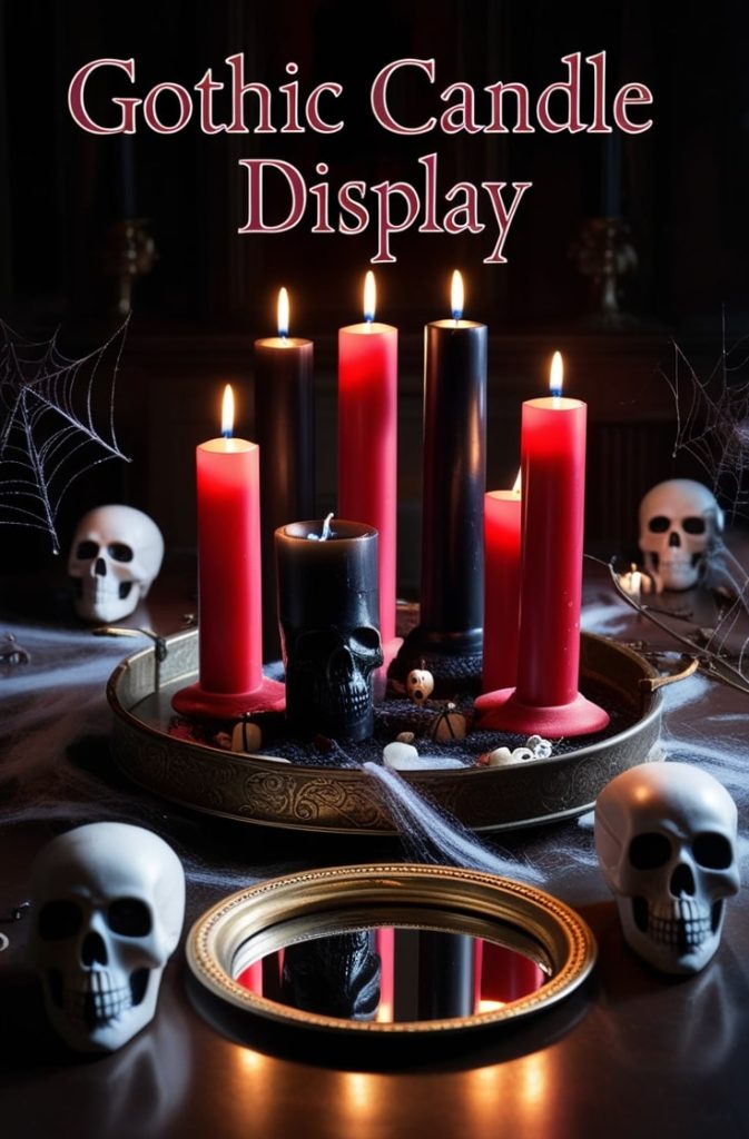 Gothic Candle Display