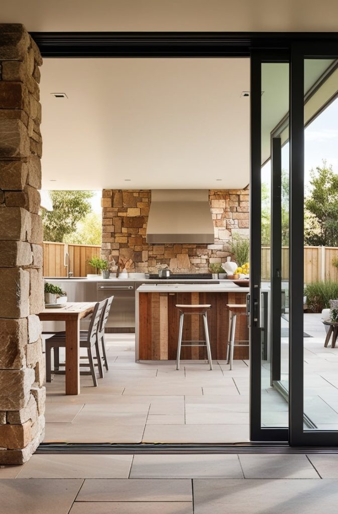 Integrated Indoor-Outdoor Kitchens