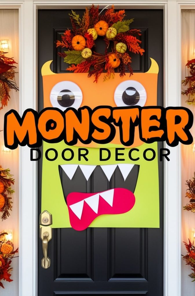 Monster Door Decor