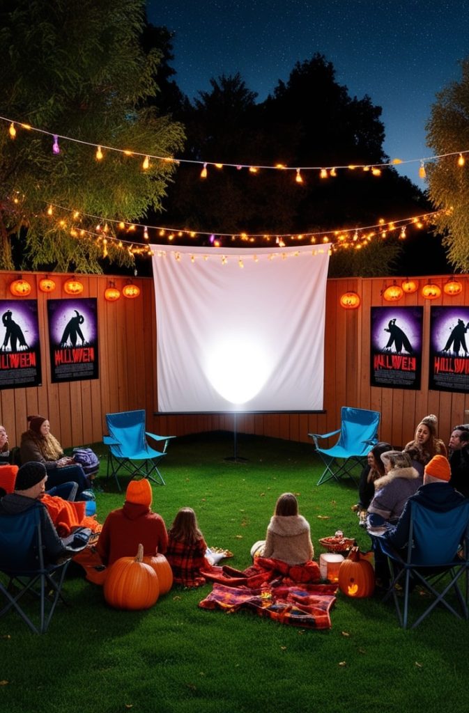 Outdoor Horror Movie Night