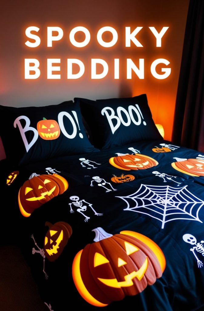 Spooky Bedding