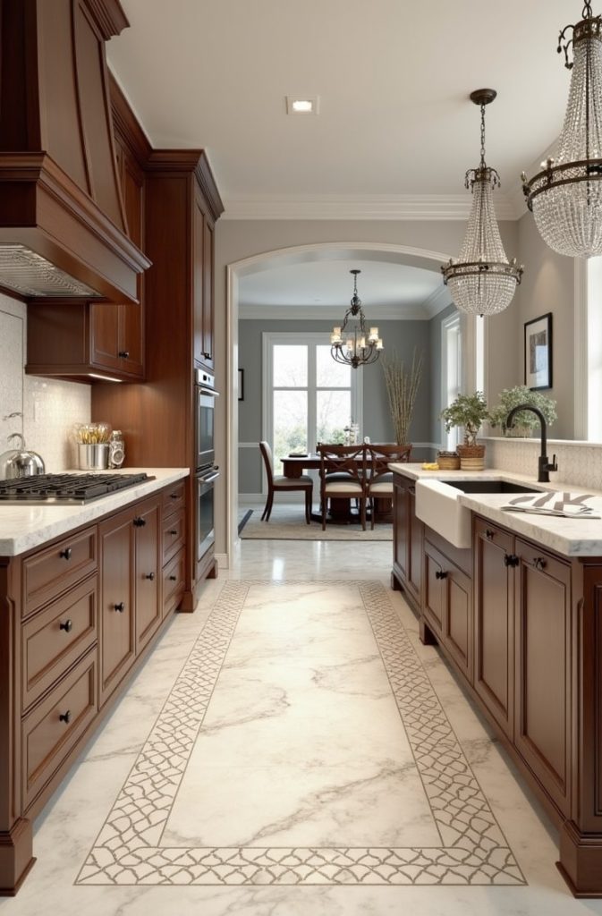 Basketweave Marble Mosaic