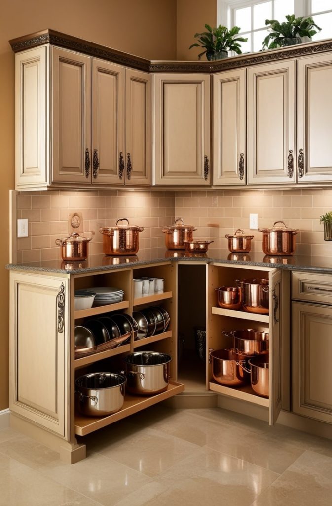 Corner Carousel Cabinets