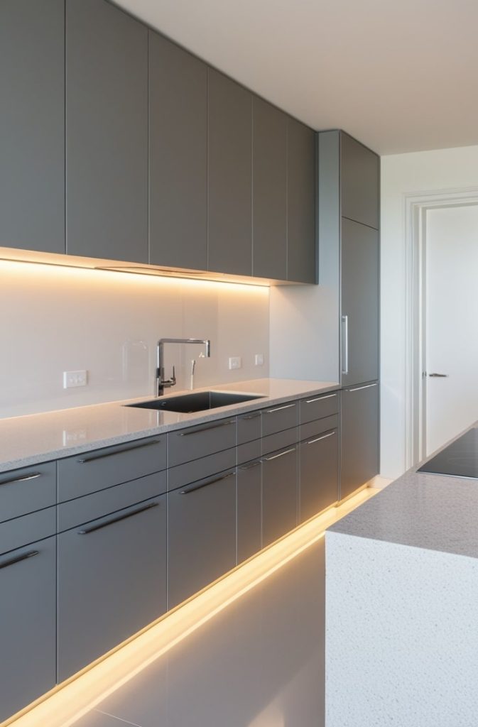 Flat-Panel Slab Cabinets