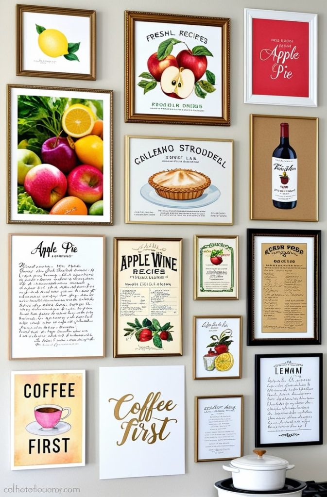 Gallery Wall of Culinary Art
