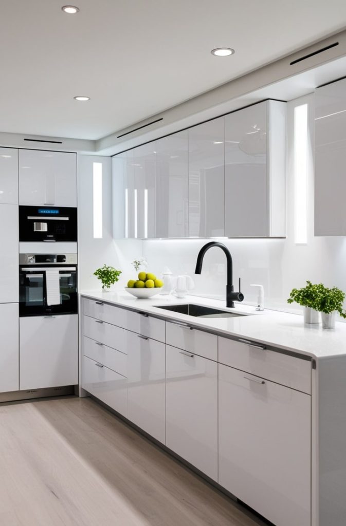 High-Tech White Kitchen