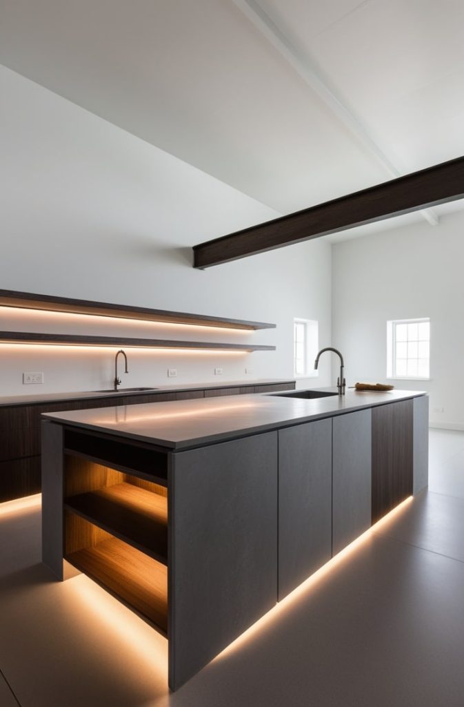 Large-Format Gray Slab Porcelain