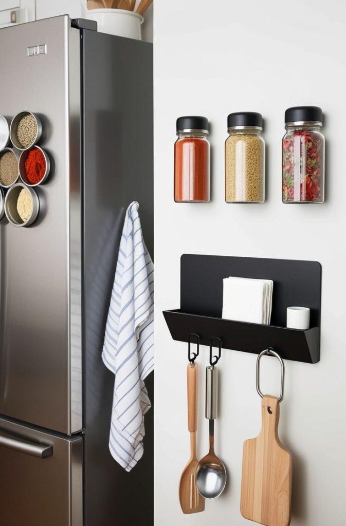 Magnetic or Adhesive Wall Storage