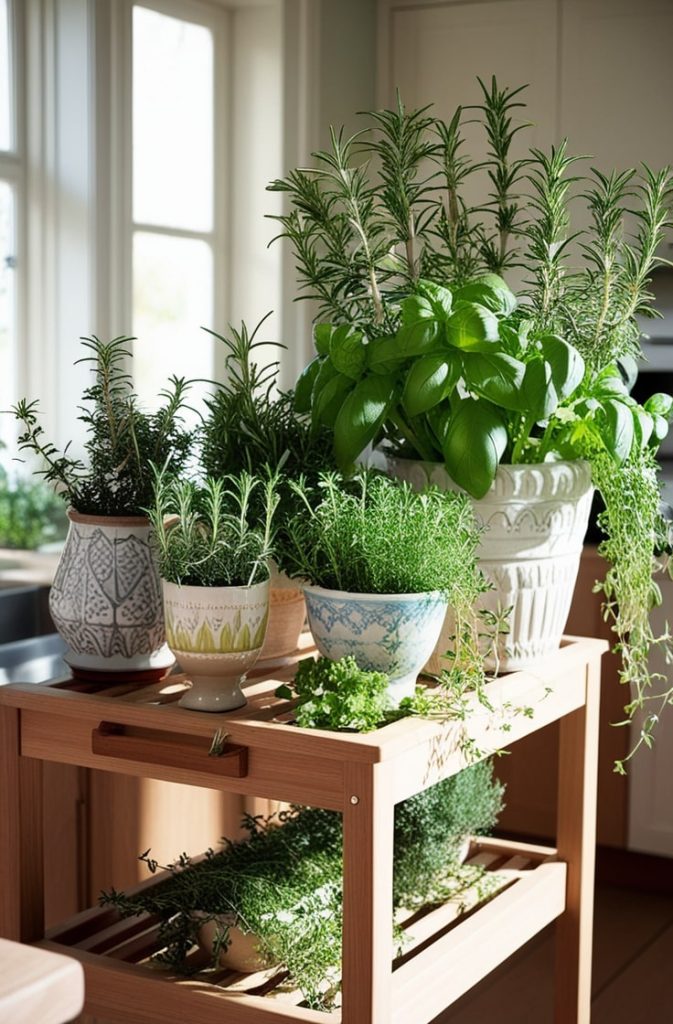 Open-Shelf Herb Garden Oasis