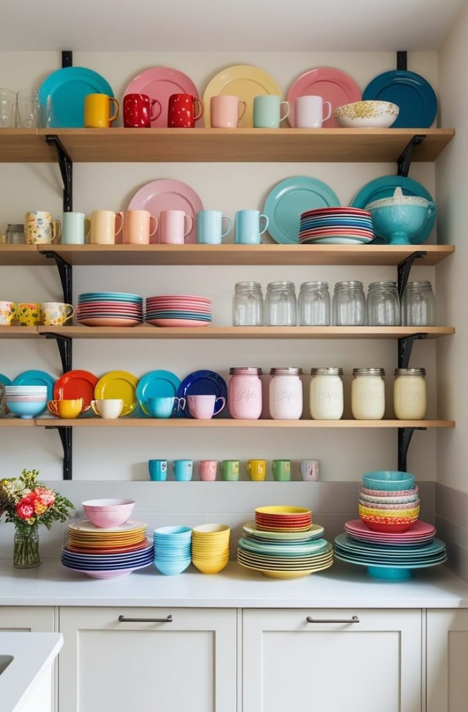 Open Shelving for Dishware