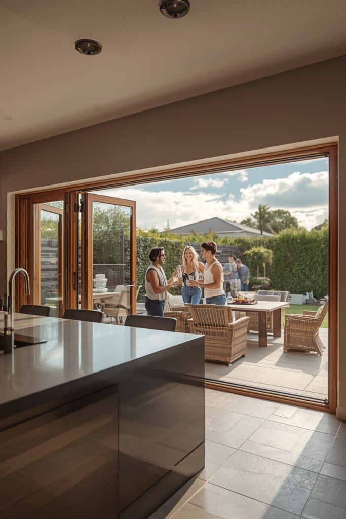 Pass-Through Serving Windows