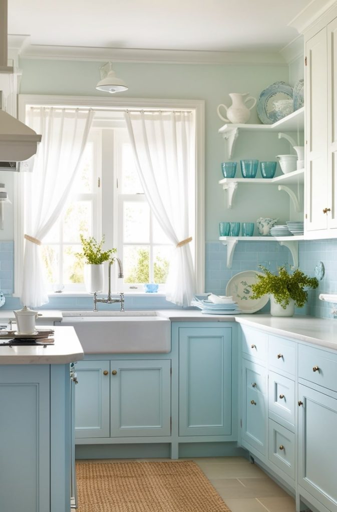Pastel Blue Breeze