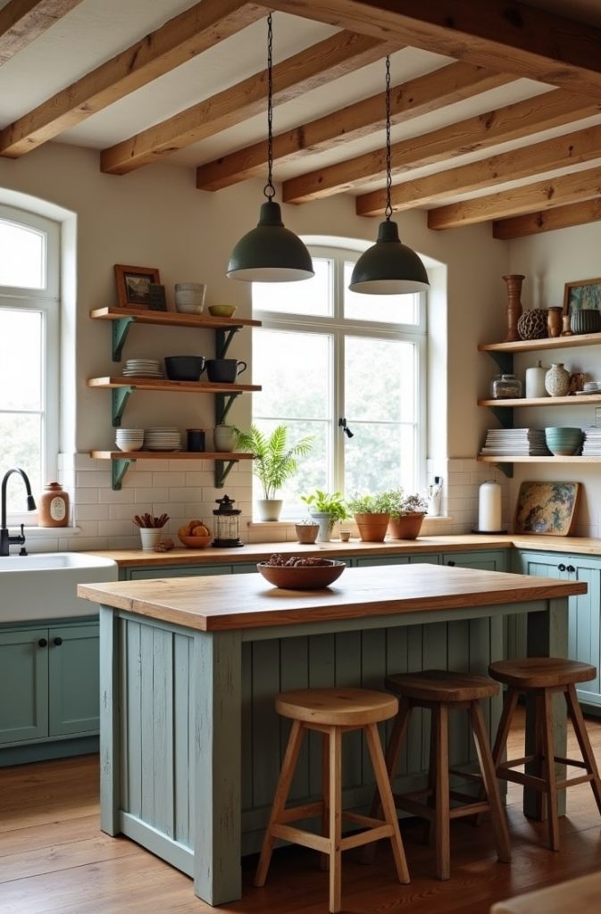 Rustic Farmhouse Island