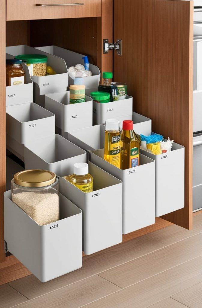 Stackable Modular Bins for Pantry Staples
