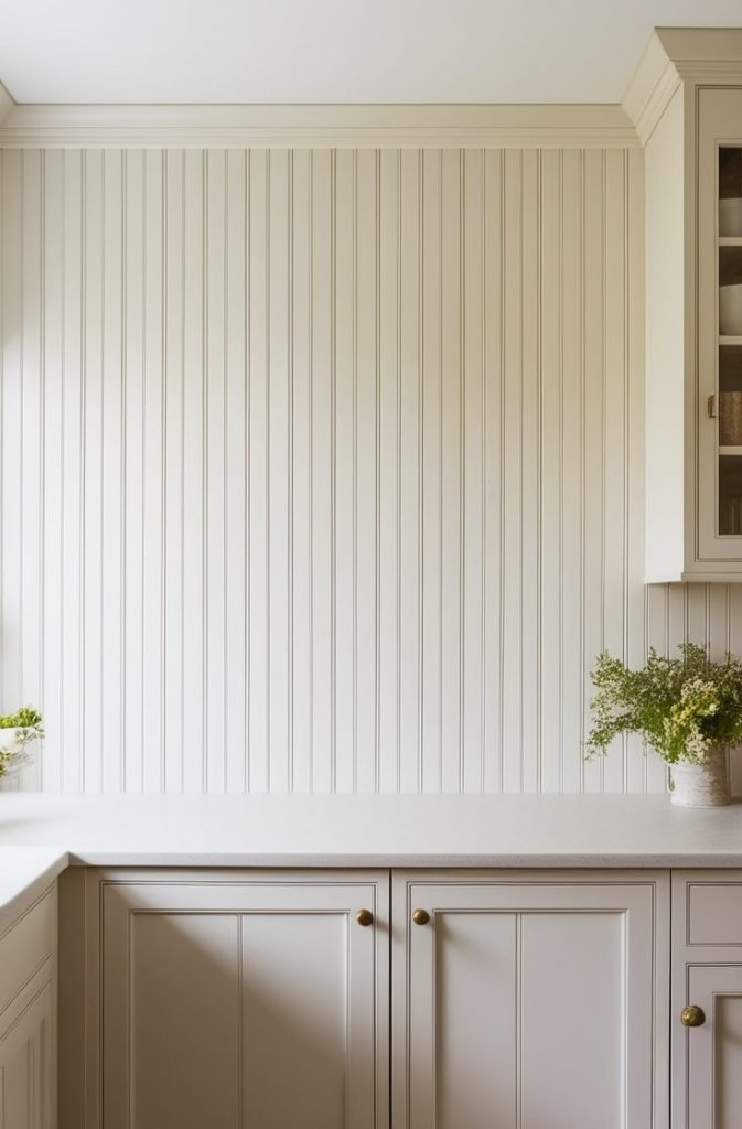 White Beadboard Paneling