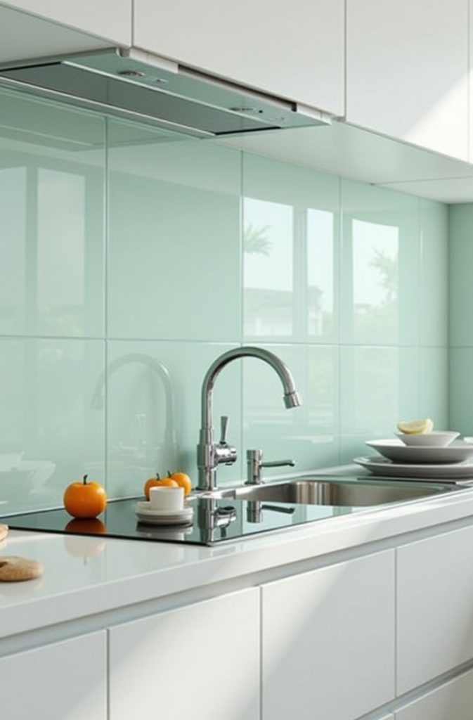 White Glass Tiles