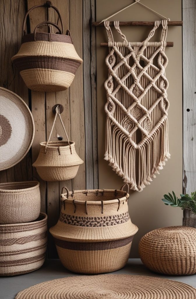 Woven Baskets or Textile Art