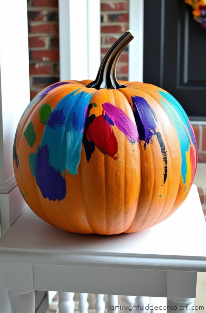 Abstract Art Pumpkin
