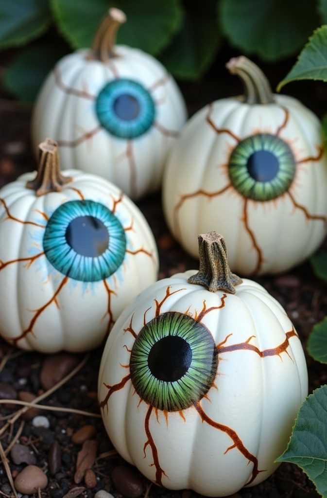 Creepy Eyeball Pumpkin