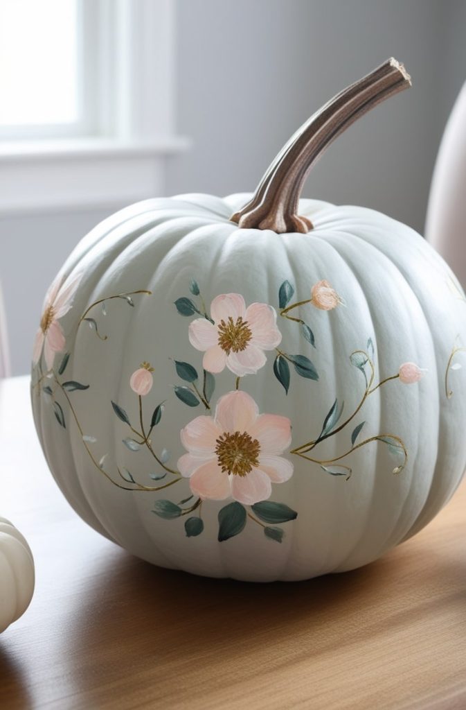 Floral Design Pumpkin
