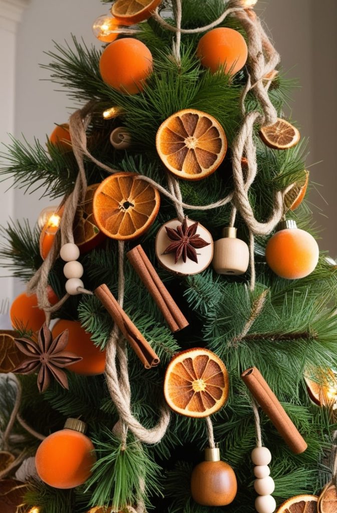 Rustic Tree with Cinnamon, Dried Fruit, and Natural Scents