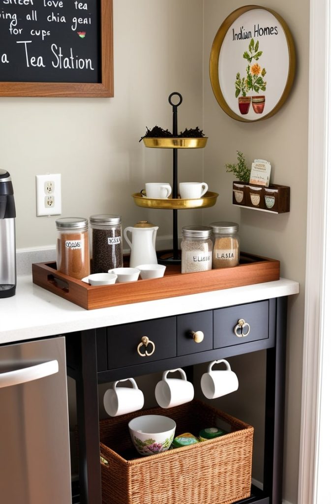 Create a Cute Tea or Coffee Station