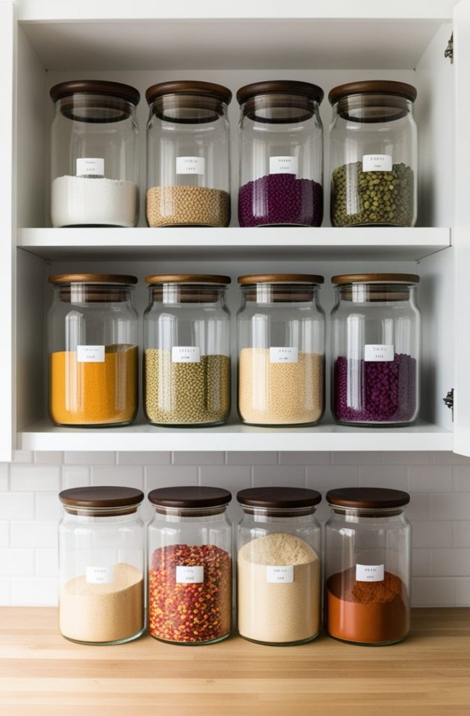 Glass Containers for a Clean, Uniform Look