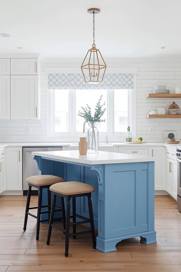 Best Size for a Square Kitchen Island-min