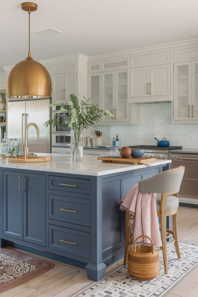 Centered Kitchen Island Placement for Balanced Layouts