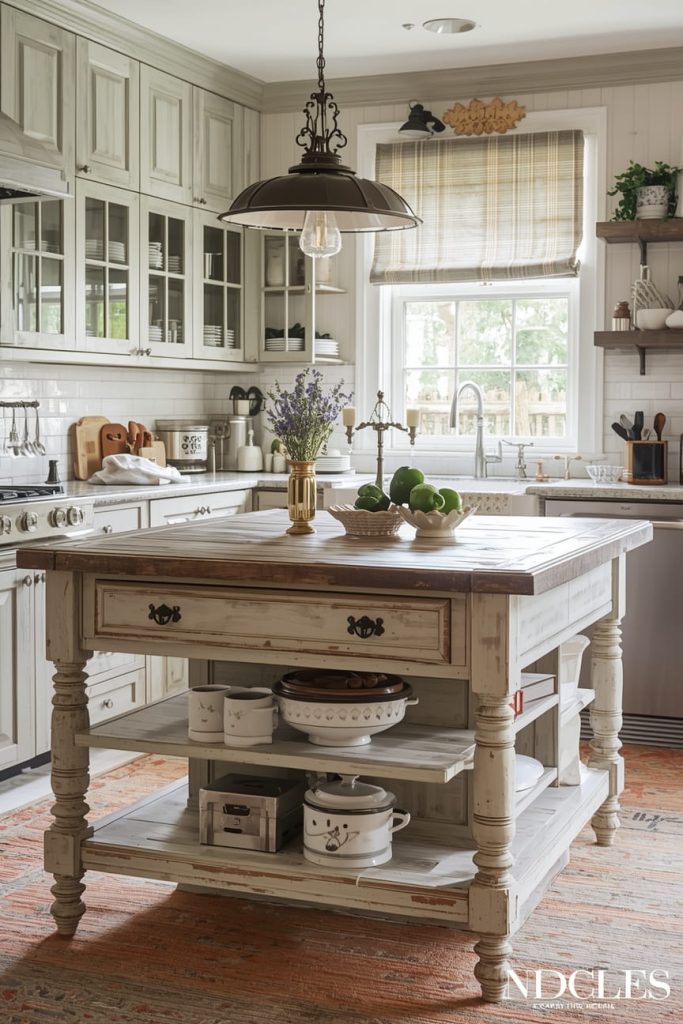 Custom Rustic Kitchen Island Tailored to Your Lifestyle