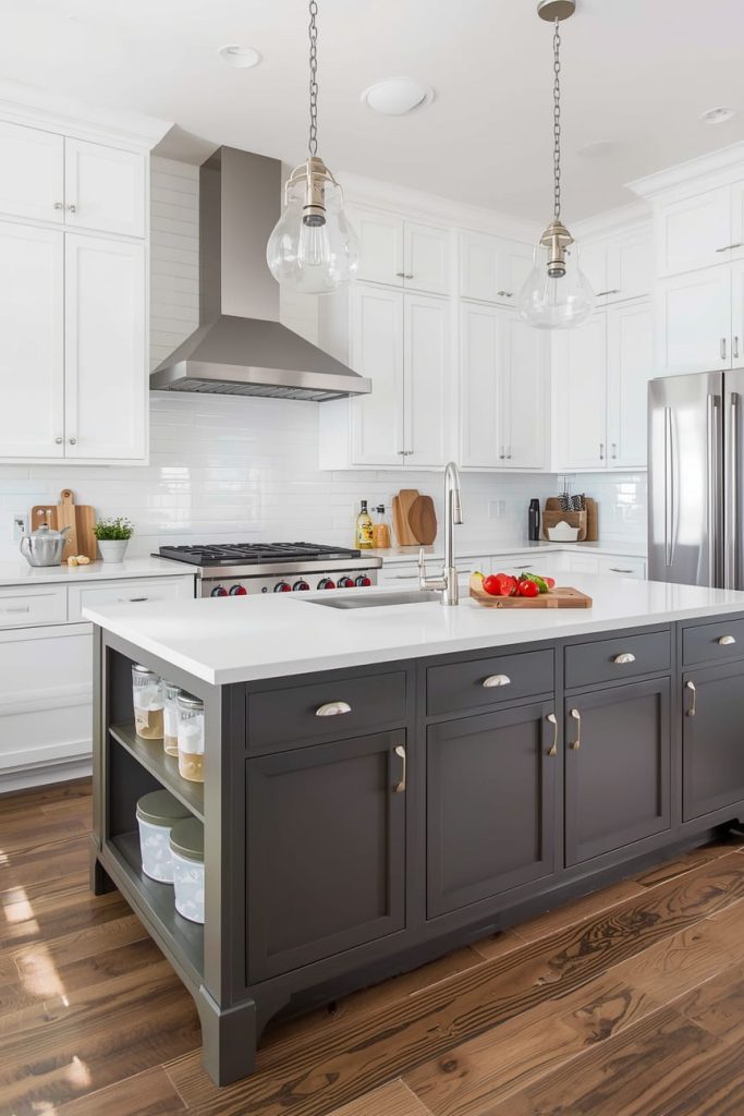 Kitchen Island Placement Based on the Work Triangle
