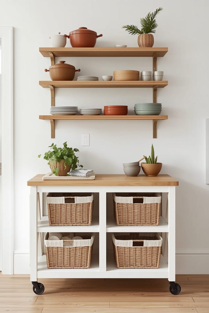 Mobile Kitchen Island Cart Ideas for Versatile Use