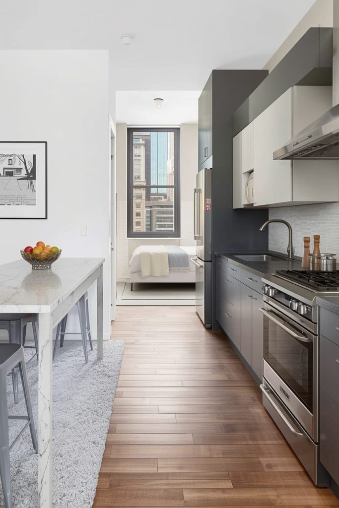 Mobile Kitchen Island for Apartment Kitchens