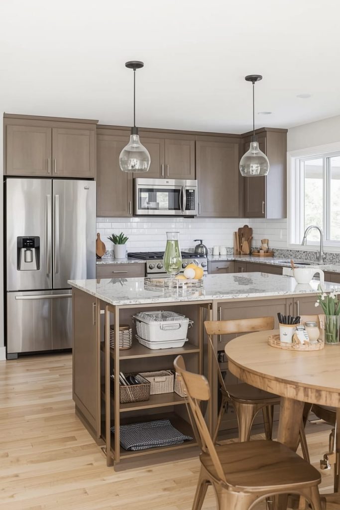 Mobile Kitchen Island with Storage for Everyday Organization