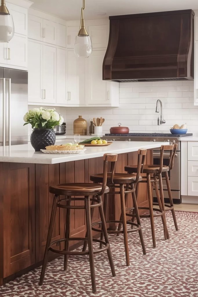 Modern Kitchen Island Stools with Back