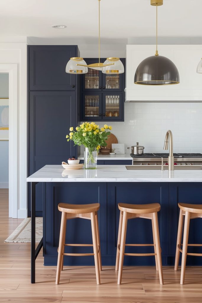 Navi Kitchen Island with Seating