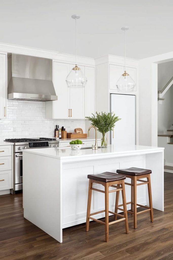 Rolling Kitchen Island with Butcher Block for Prep Work