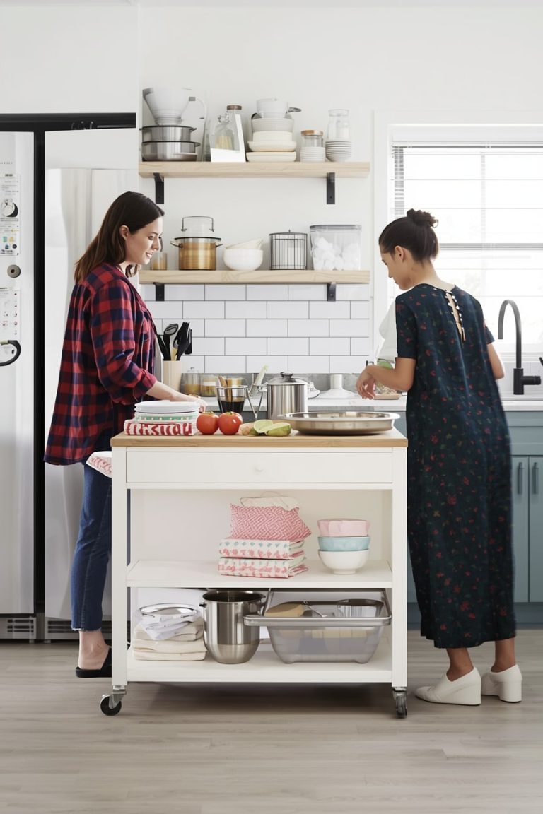 Rolling or Movable Kitchen Cart Alternative-min