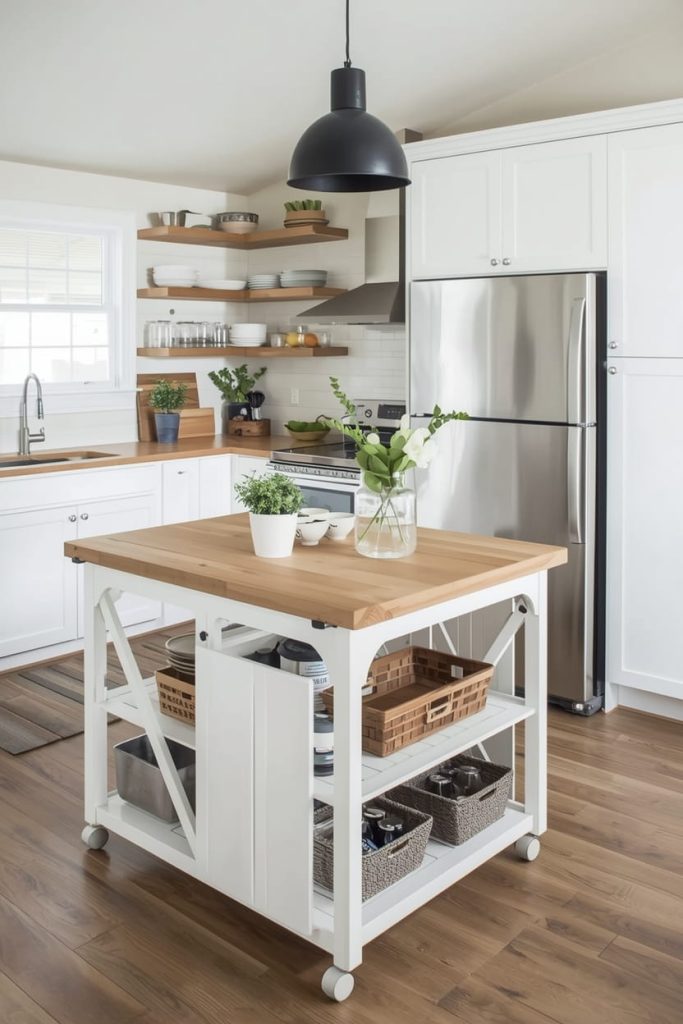 Small Kitchen Island with Seating
