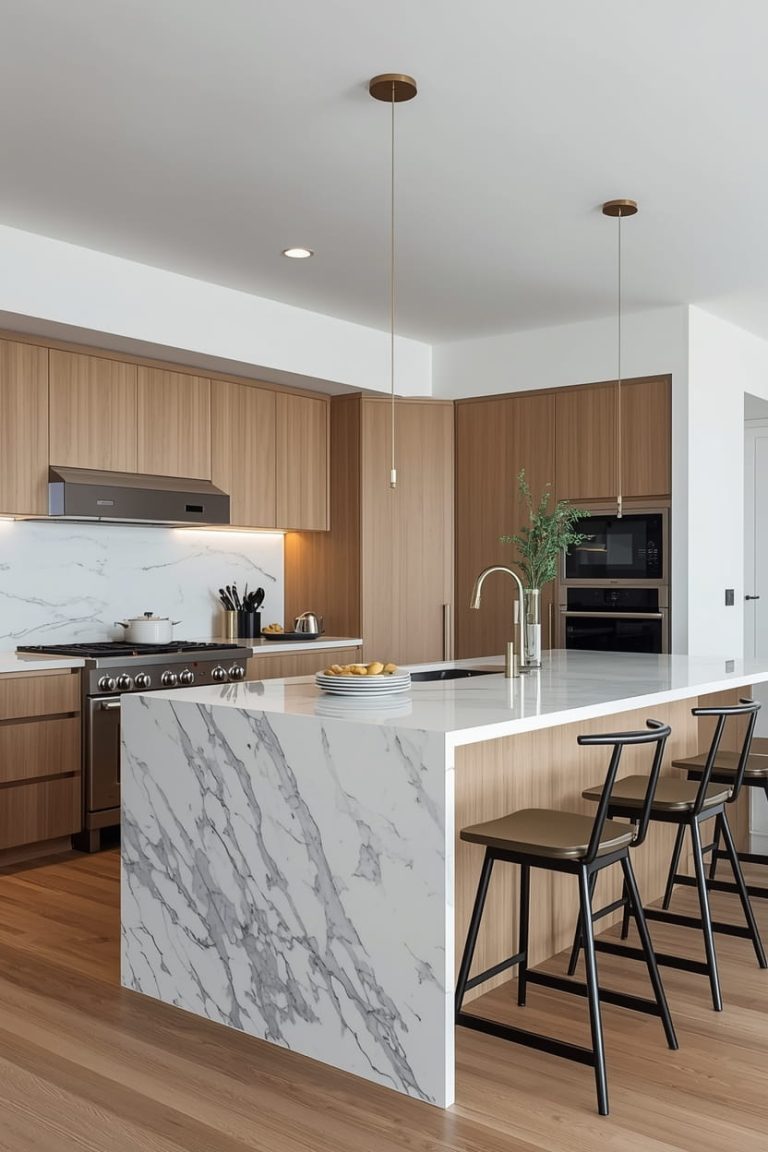 Smart Kitchen Island With Built-In Range and Technology
