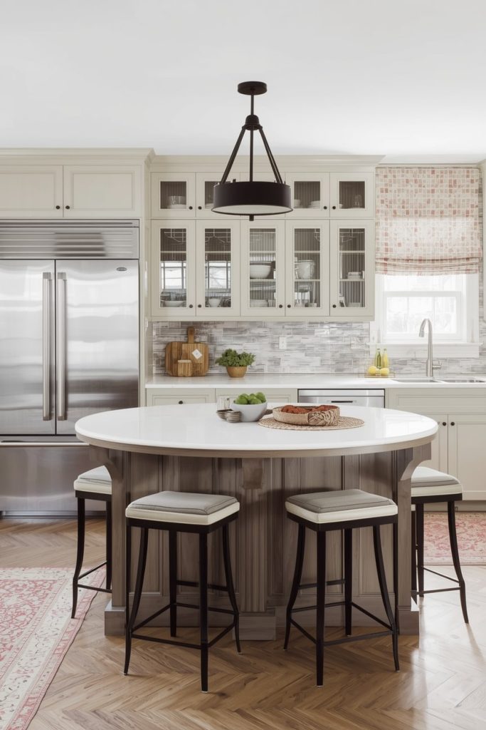 Square Kitchen Island – Balanced and Compact