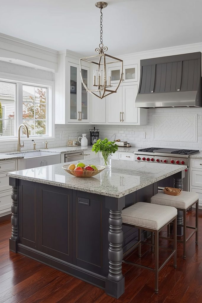 Square Kitchen Island for Small Kitchens That Need Better Flow