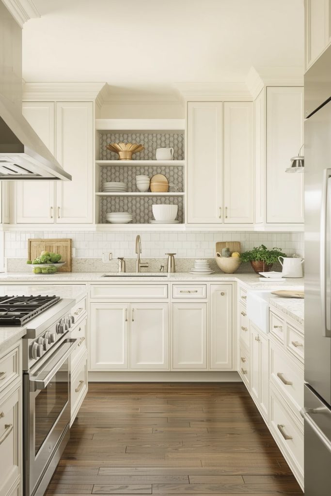 U-Shaped Small Kitchen With Peninsula Extension