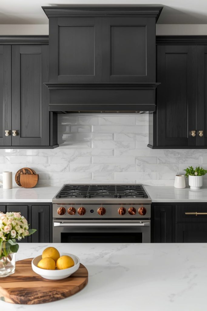 White Subway Tile with Grey Grout (Clean & Easy-to-Clean Option)