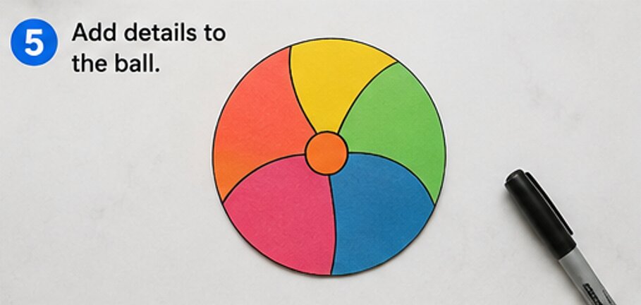 add details to the ball